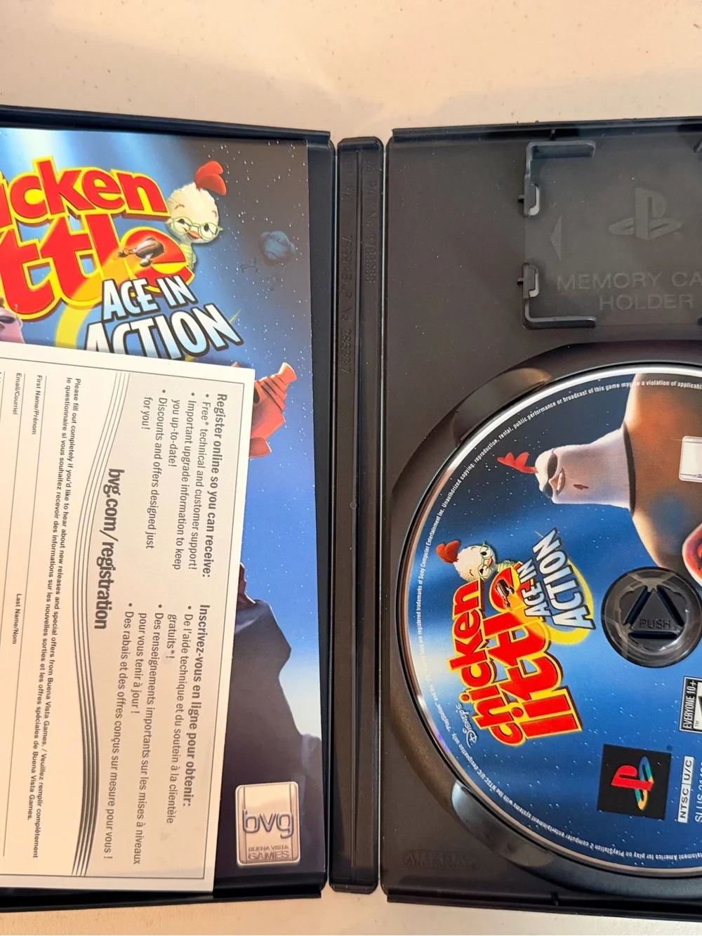PlayStation 2 Game, Disney’s Chicken Little, Ace in Action